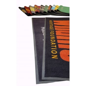 A Grade 6x4 Non Slip Machine Washable Logo Dirt Trapper Mats with Free Delivery 