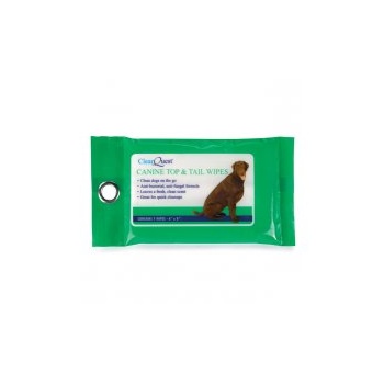 ClearQuest Canine Top & Tail Wipes - 100 Pack
