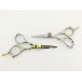 Excalibur X12 Straight Dog Grooming Scissor (Rainbow Titanium)