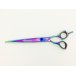 Excalibur X12 Straight Dog Grooming Scissor (Rainbow Titanium)