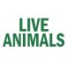 'Live Animals' Travel Sticker