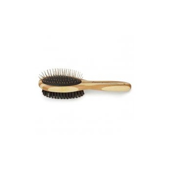 Master Grooming Tools MGT Double Sided Bamboo Brush