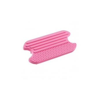 Master Grooming Tools MGT Rubber Grooming Brush pink