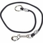 Black Nylon Choker-Style Metal Loop - Grooming Noose