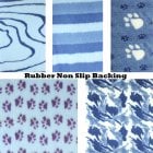 XL Blue Rubber NonSlip Fleece Bedding 60x40" (150x100cm) 1300gm