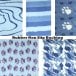 XL Blue Rubber NonSlip Fleece Bedding 60x40" (150x100cm) 1300gm
